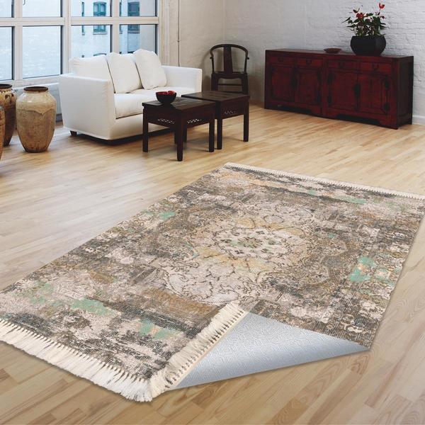 Milano Yıkanabilir Dekoratif Halı Kaymaz Taban | 8mm | MLN-DOT-HT137