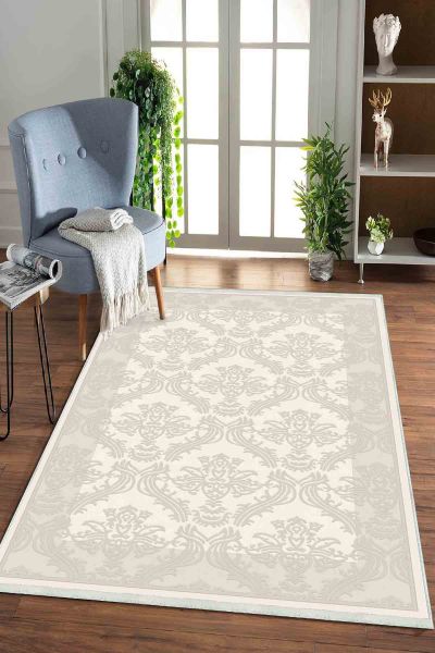Birkilim Yıkanabilir Dekoratif Halı İpeksi Kaymaz Taban | MLN-IP-HK-0145