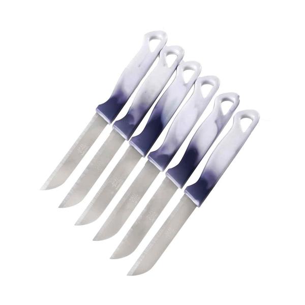 Messermann Germany 6 Adet Bıçak Seti | Paslanmaz Çelik | Gri Mor