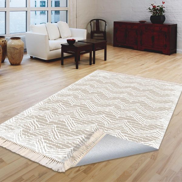 Milano Yıkanabilir Dekoratif Halı Kaymaz Taban | 8mm | MLN-DOT-HT443