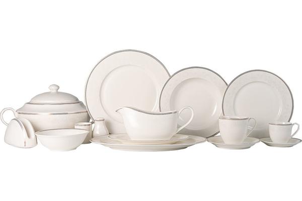 Korkmaz Pearl Collection | 86 Parça | 12 Kişilik | Yuvarlak | Yemek Takımı | A8225