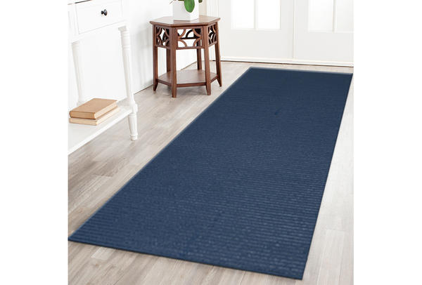 Aquamat Dekoratif Banyo Paspası | Polyester | Mavi | 65cm | Aquamat-0016