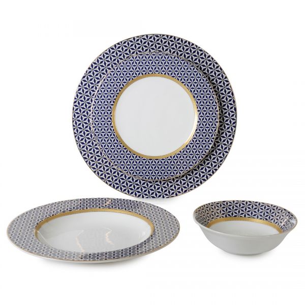 İpek Züccaciye 24 Parça 6 Kişilik Porselen Yemek Takımı