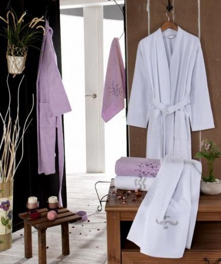 Kristal Basic Bornoz Seti 6 Parça Talia | 4400