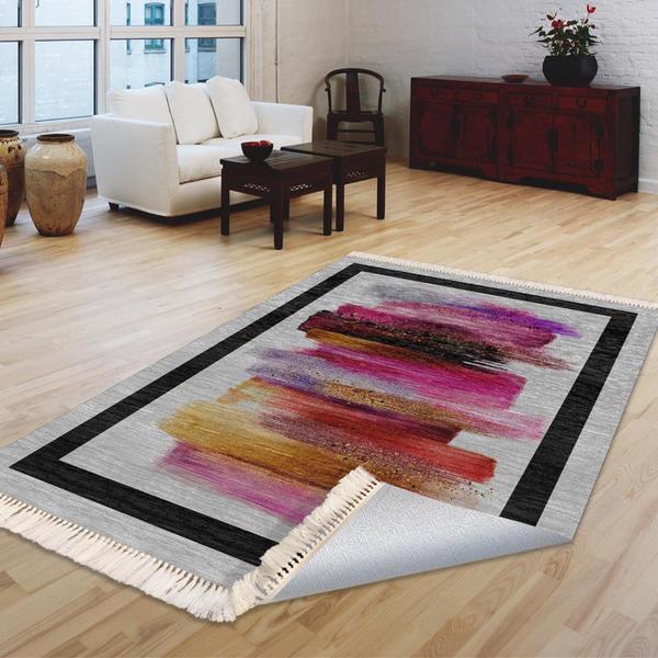 Milano Yıkanabilir Dekoratif Halı Kaymaz Taban | 8mm | MLN-HS249-1