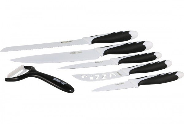 Swissline 5 Parça Bıçak Seti | Siyah Beyaz | SW-COL5-WH