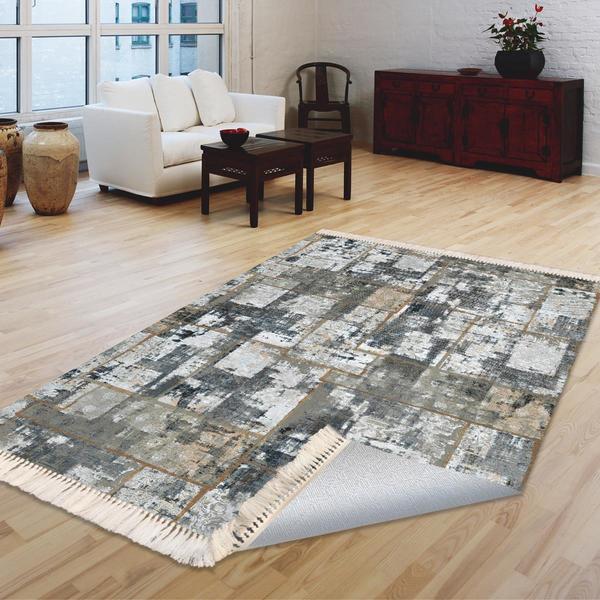 Milano Yıkanabilir Dekoratif Halı Kaymaz Taban | 8mm | MLN-DOT-HT480