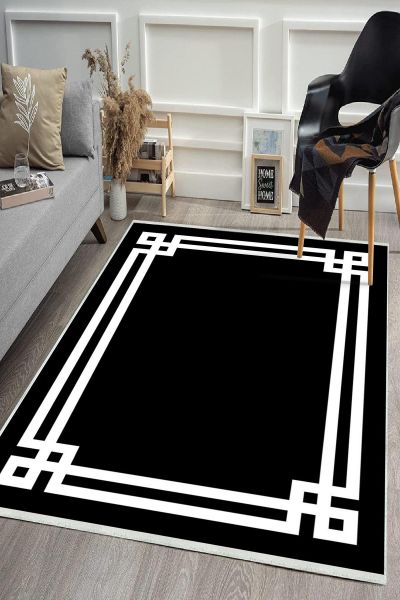 Birkilim Yıkanabilir Dekoratif Halı İpeksi Kaymaz Taban | MLN-IP-HS-518