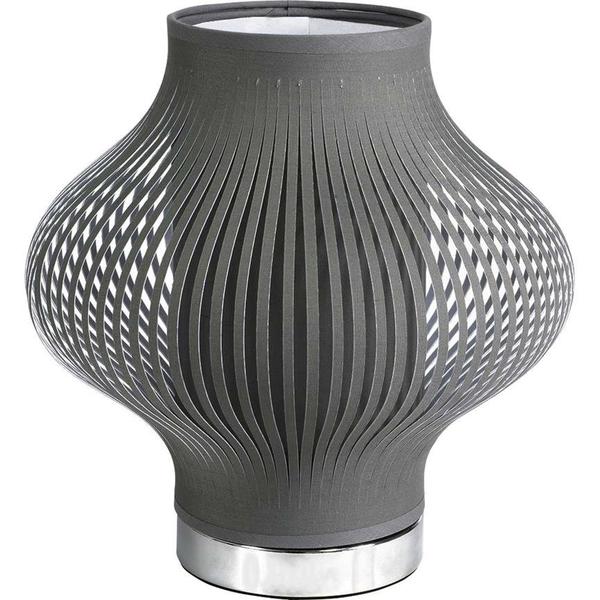 Dekonaz Doppelnutzung von Dekorative Lampe | Grau | 13x34cm | Malo-04202