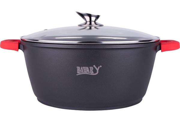 Bavary Granit Tencere 30cm İndüksiyonlu Yüksek Kalite | Siyah | By-katg30