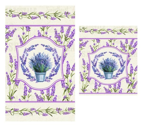 Bayev Saksıda Lavanta 2`li Banyo Paspas Seti Klozet Takımı 1913 01