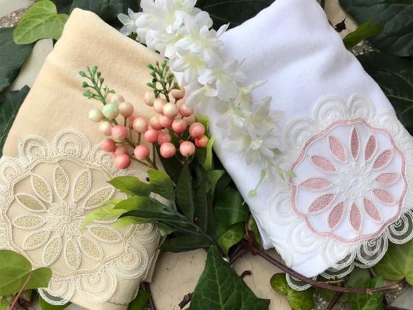 Çeyiz Diyarı Elanor Çeyizlik 2 li Havlu Krem Cappucino