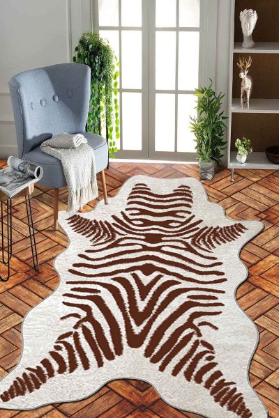 Birkilim Lazer Kesim Yıkanabilir İpeksi Kaymaz Taban Dekoratif Halı | MLN-IP-SD-058