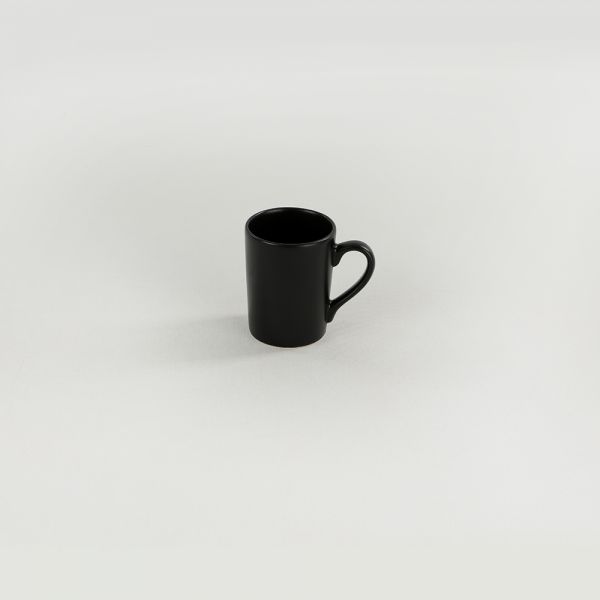 Mug Zen Noir Mat 8 Cm 6 Pcs | céramique
