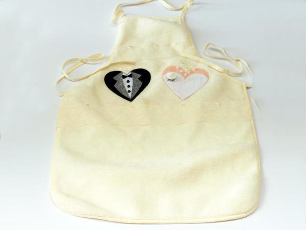 Gelin Damat Tasarım Mutfak Önlüğü