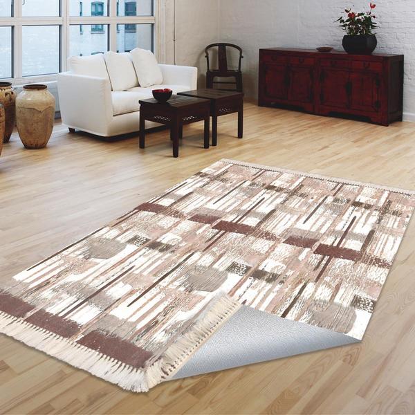 Milano Yıkanabilir Dekoratif Halı Kaymaz Taban | 8mm | MLN-DOT-HT765