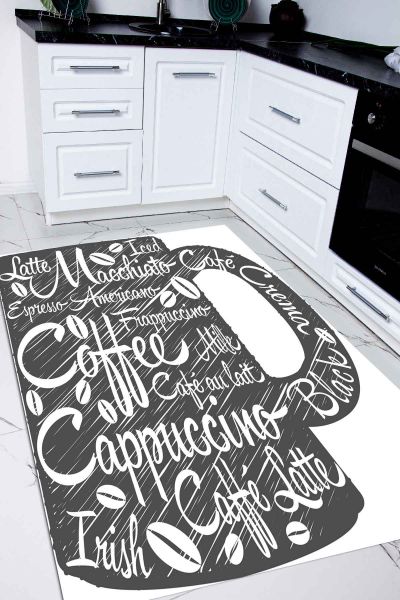 Birkilim Yıkanabilir İpeksi Kaymaz Taban Mutfak Halısı | MLN-IP-SD-036