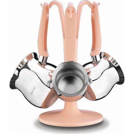 Korkmaz Flamingo Cezve Takımı | 3 Parça | Paslanmaz Çelik | a1200