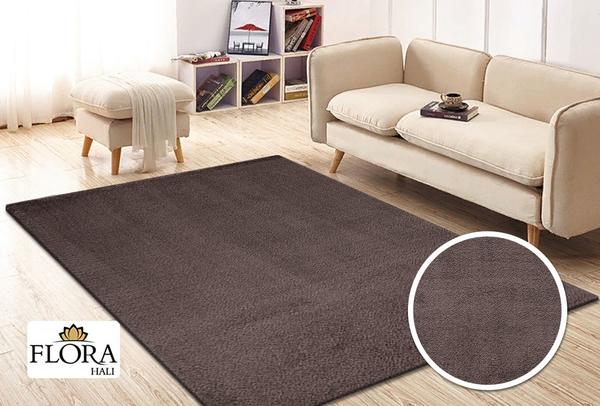 Flora Tiara Collection Shaggy Halı | Kahverengi | F-T1B33-L.Brown