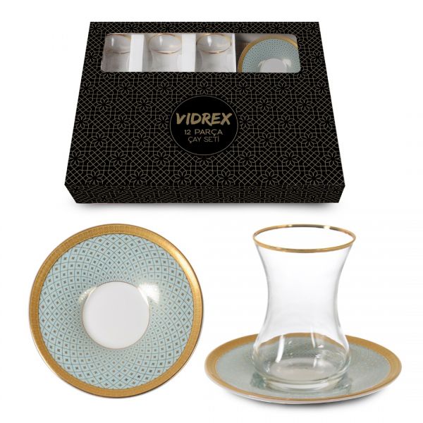 DMT303+LA-10 PORS #OG-6459-6458 TURQUOISE# CAY TAKIMI 12 PRC. 110 cc |IPEK-847