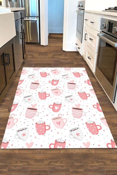 Birkilim Yıkanabilir Dekoratif Halı İpeksi Kaymaz Taban | MLN-IP-HM-548