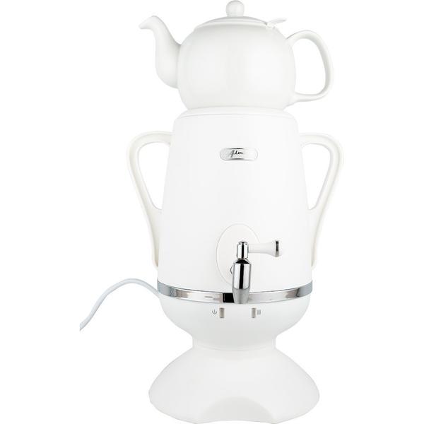 Almina | Elektrikli Semaver | 4.4 Litre | Beyaz | Al-7619
