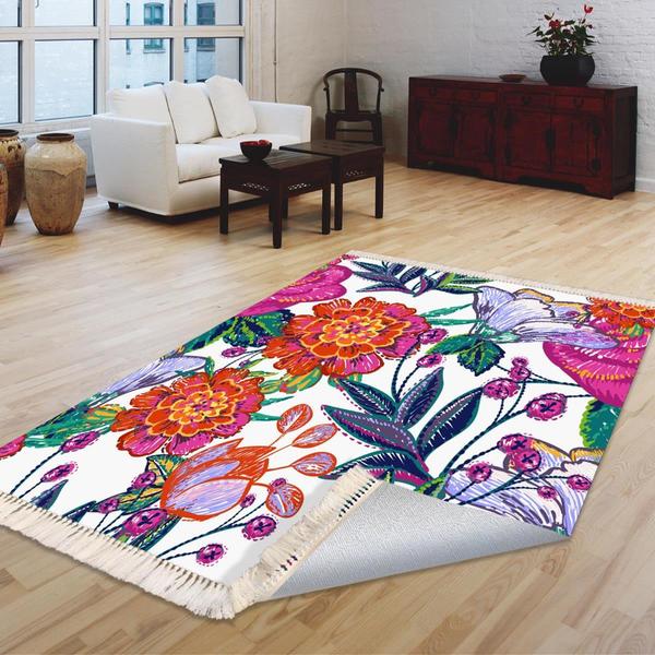 Milano Yıkanabilir Dekoratif Halı Kaymaz Taban | 8mm | MLN-HS446-1