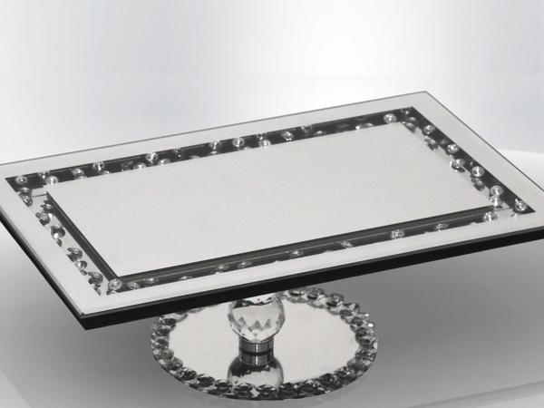 Dematex Kristal Dekoratif Servis Tepsisi | 35x22x12cm | DTX-DMTB-8