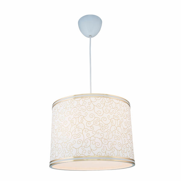 28Lik Stoff Pendelleuchte mit Rahmenmuster