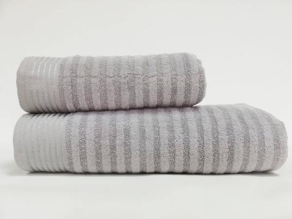 Bonisia İkili Pamuklu Banyo Havlu Takımı Gri