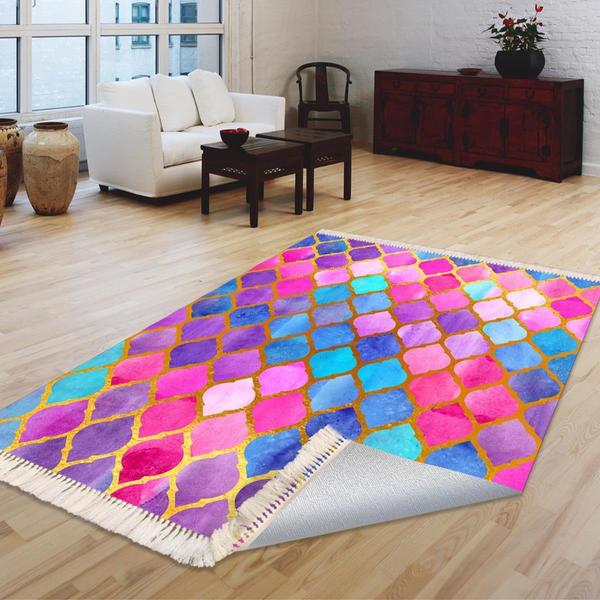 Milano Yıkanabilir Dekoratif Halı Kaymaz Taban | 8mm | MLN-HS327-1