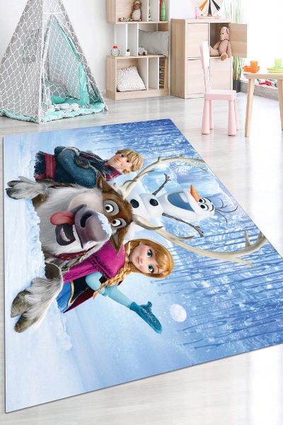 Birkilim Yıkanabilir Dekoratif Halı İpeksi Kaymaz Taban | MLN-IP-HP-624