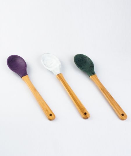 Acar Mutfak | Silikon Ahşap Saplı Kaşık