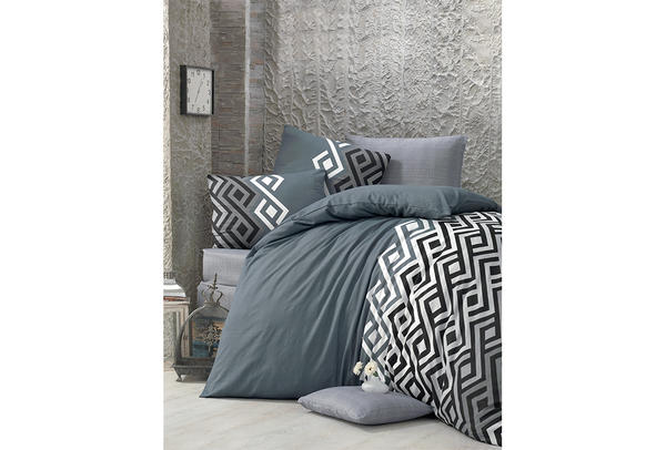 VictoriaHome Nevresim Takımı | Gri | Yaren | VH-Yaren-200x220-TR