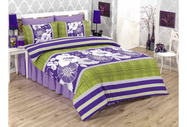 Belenay Çift Kişilik Uyku Seti - Nilüfer Mürdüm