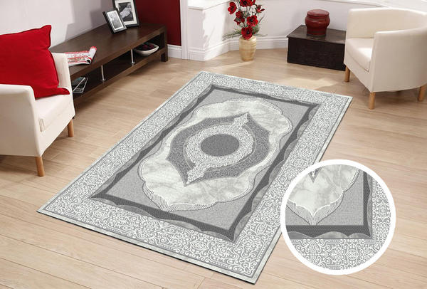 Dinarsu Tivoli Patchwork Halı | Gri | 23514-956-Grey