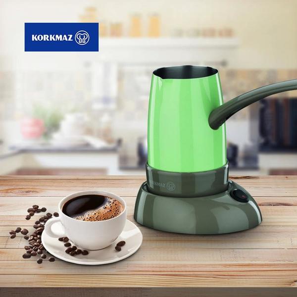 Korkmaz Smart Elektrikli Kahve Makinesi - Yeşil