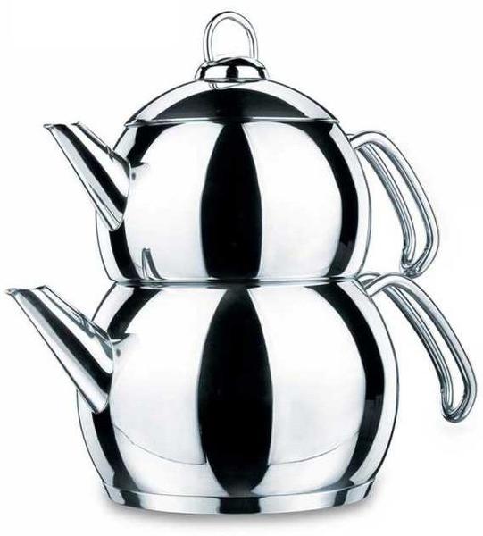 Korkmaz Tombik Çaydanlık Paslanmaz Çelik 3.1 Litre | İndüksiyon | A104