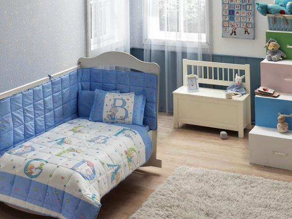 Taç Sweet Animals Bebek Uyku Seti - Mavi