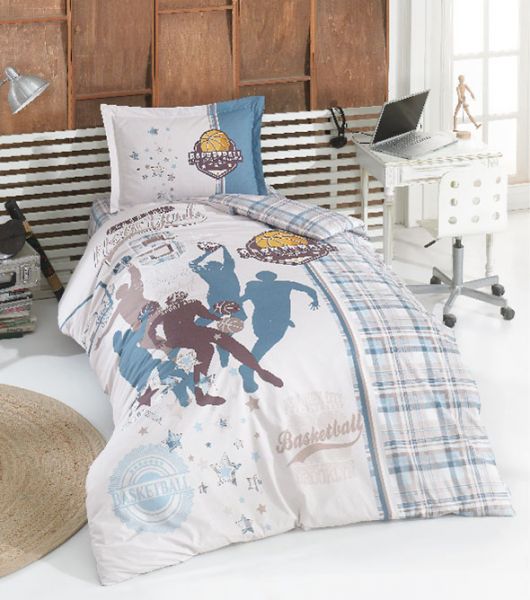 Classic Ranforce Assist v1 Bettbezug-Set für Einzelbett, beige