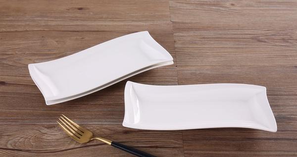 Bayev-Suzie 24 cm 3`lü Porselen Dalgalı Sunum Tabağı 800252