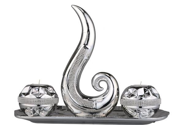 Almina 4'lü Dekoratif Mumluk | Al-2553-s