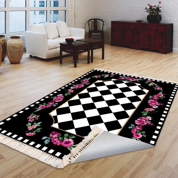 Milano Yıkanabilir Dekoratif Halı Kaymaz Taban | 8mm | MLN-DOT-HT627