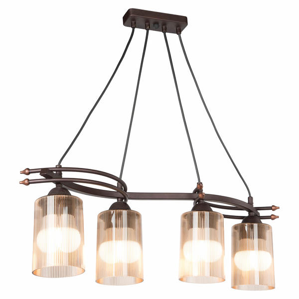 Vega 4 Piece Tumbled Chandelier