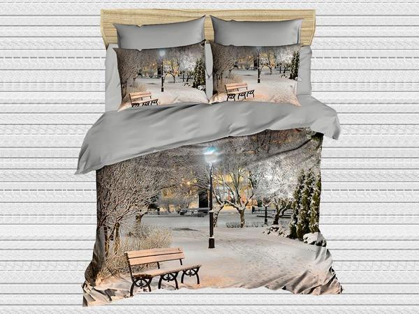 Ensemble de housse de couette double 3D imprimé numérique Best Class Snow