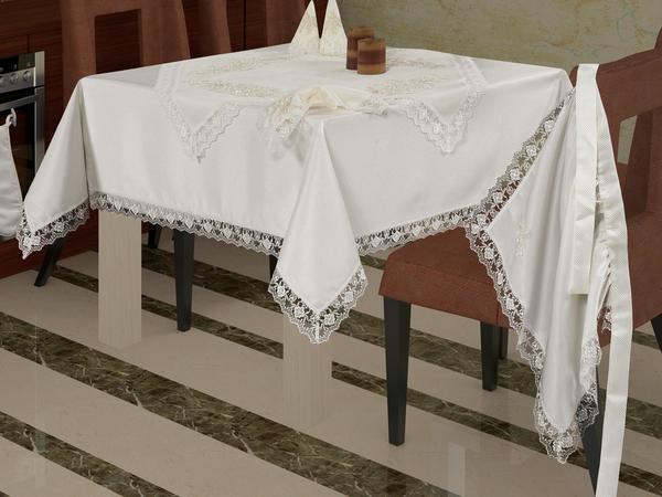 Ensemble de cuisine Cemre à lacets français 19 pièces