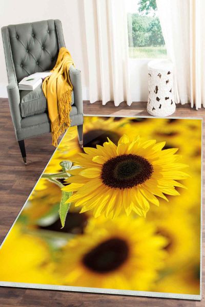 Birkilim Yıkanabilir Dekoratif Halı İpeksi Kaymaz Taban | MLN-IP-SD-130