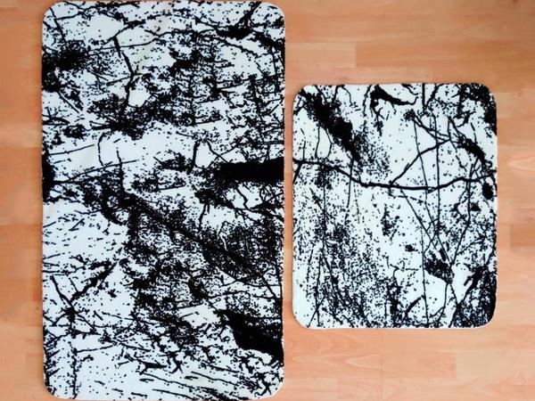 Elegance Double Toilet Set Cracked Stone White