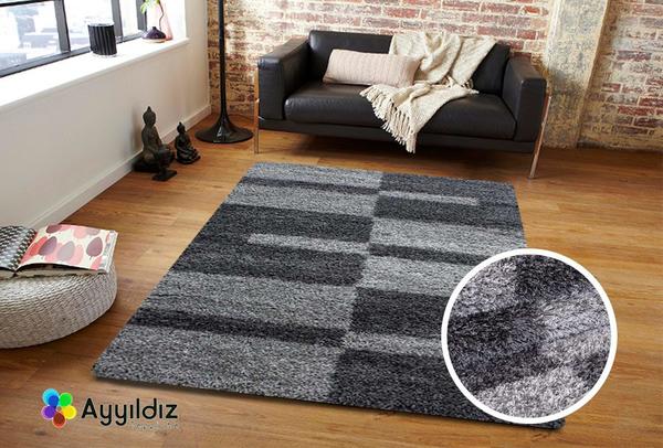 Ayyildiz Gala Shaggy Halı 100% PP Shaggy 2505Grey 30mm 2100gr | Gri | 2505Grey