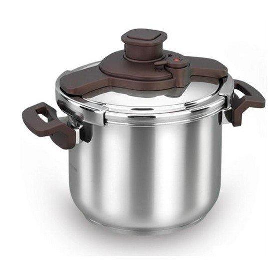 Korkmaz Tessa Düdüklü Tencere Kahverengi | 7 Litre | A153-12